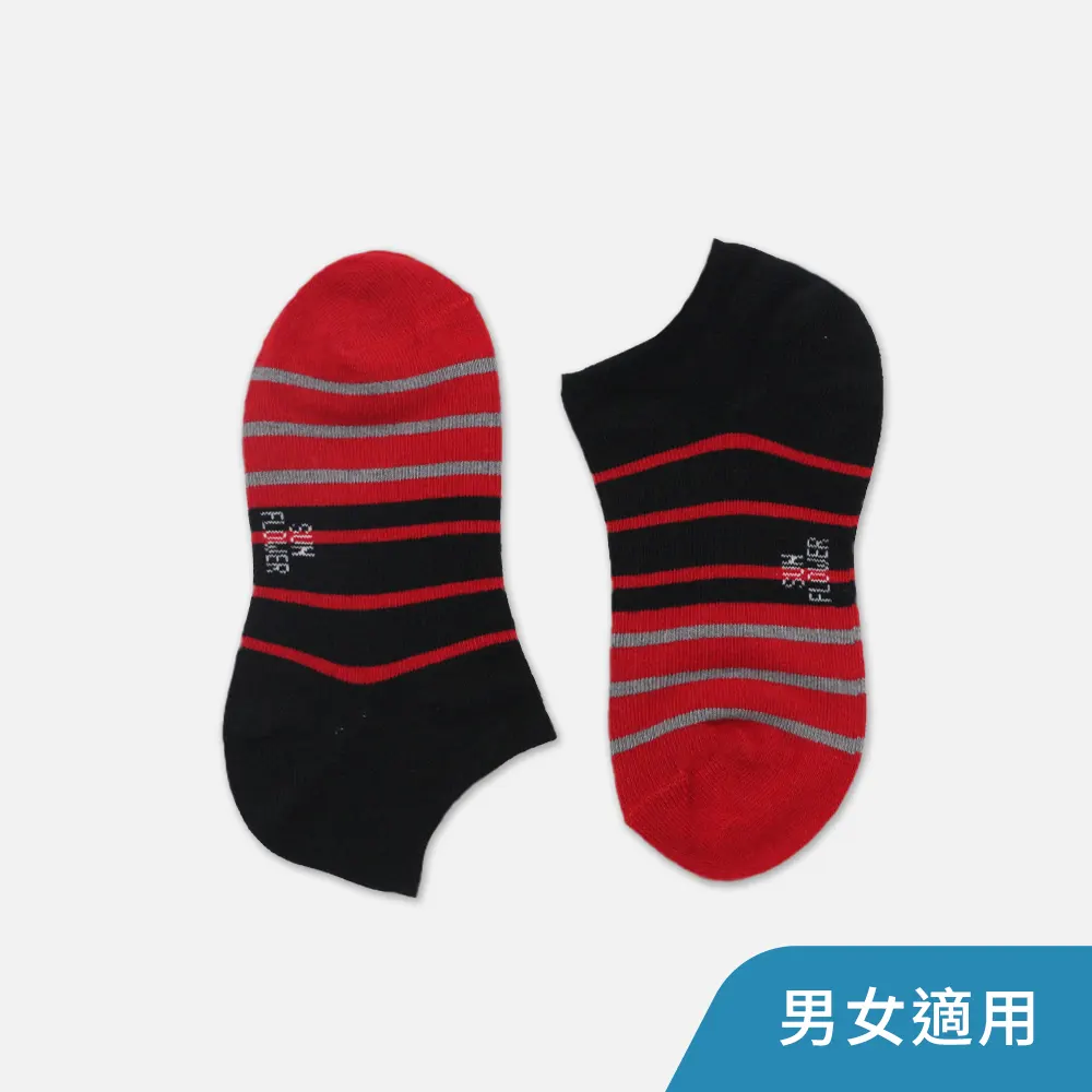 【三花】炫彩條紋隱形襪.襪子 60-7