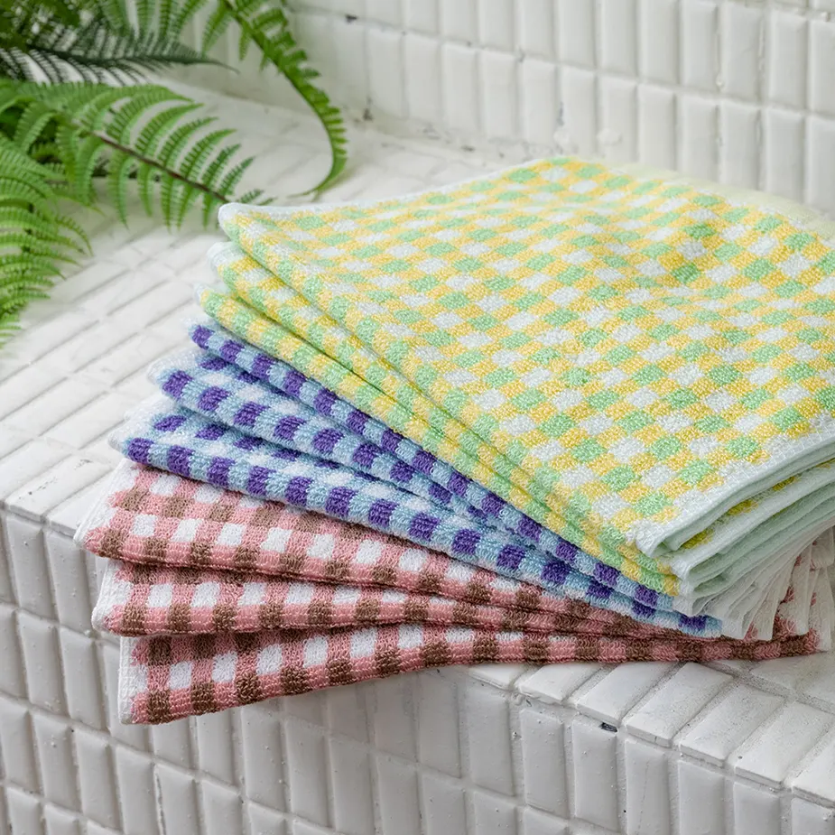 【三花】經典格紋童巾 TL105