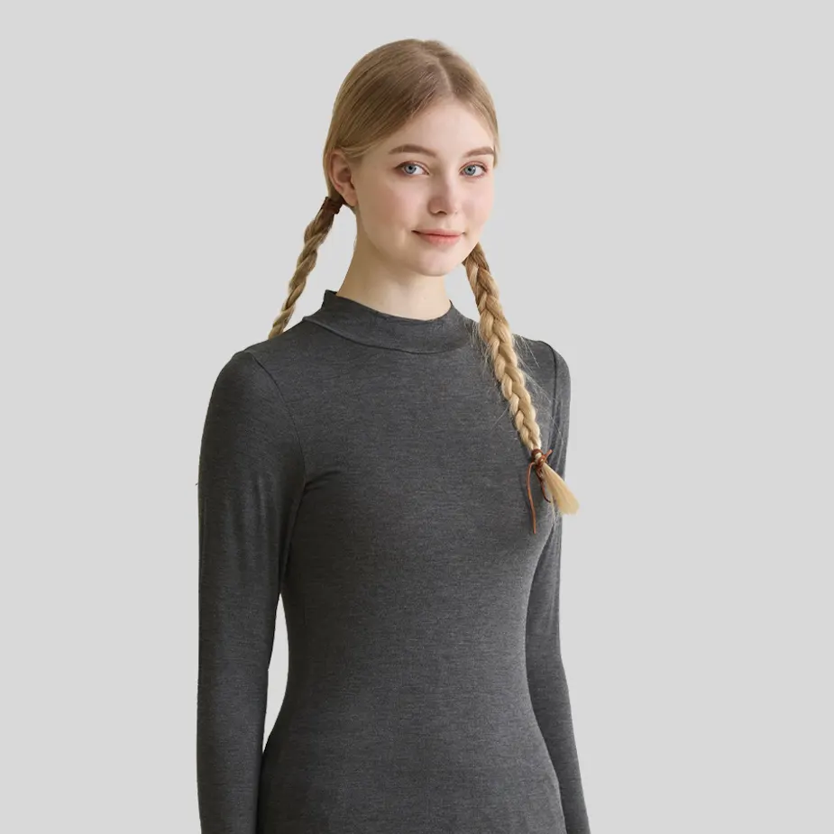 【三花】蓄熱保暖機能衣-女圓領衫/女高領衫_617、627 (熱銷)