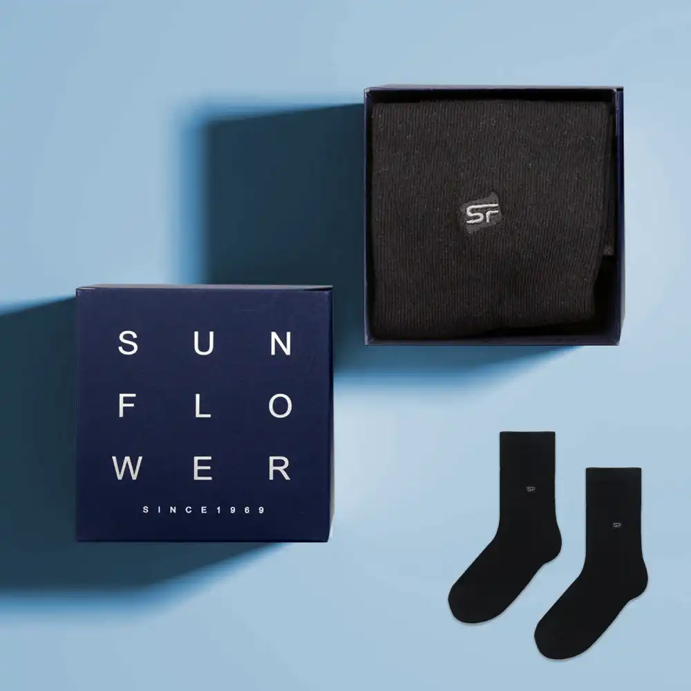 【三花運動襪典藏禮盒2雙組】無痕肌毛巾底運動襪.襪子 S007