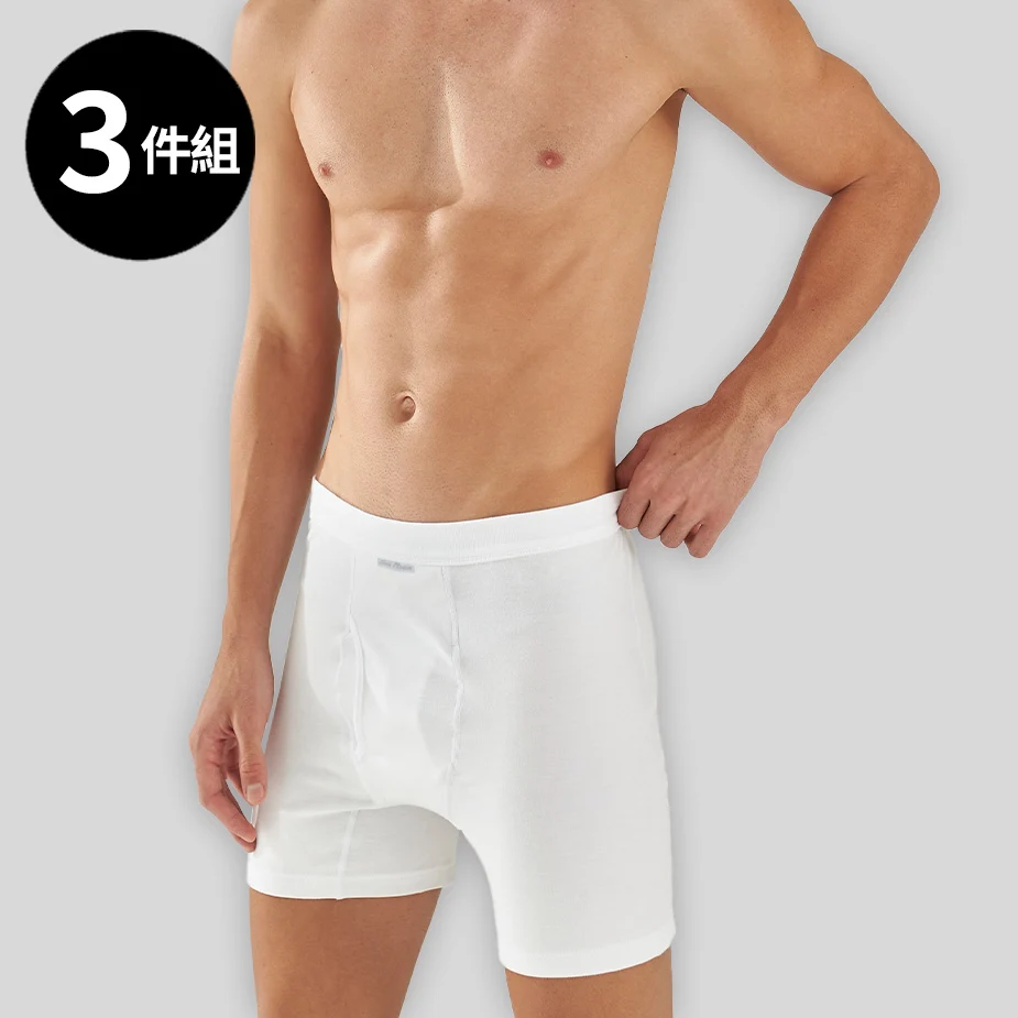 【3件組】三花全棉四角褲.男內褲  5566
